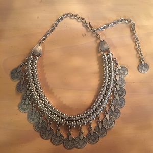 free people coin necklace
